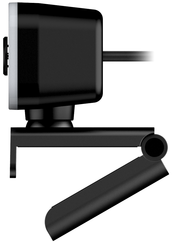 GENIUS FaceCam Light/ 2M 1080P/ LED světlo/ kryt soukromí/ USB-C/ USB/ UVC/ mikrofon/ černá